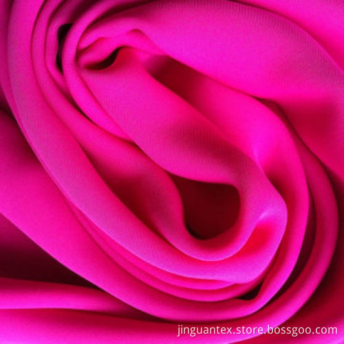 Composite wire double chiffon fabric for women's dress